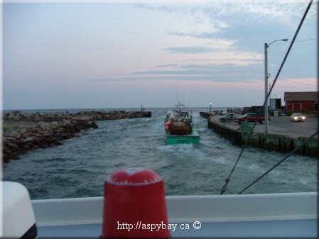 heading out to sea to start the seasoon