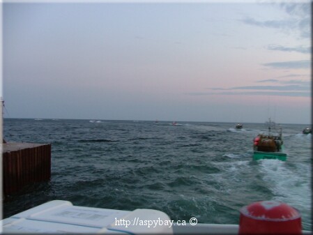 Area 19 crab boats going out for the first day of the 2006 season
